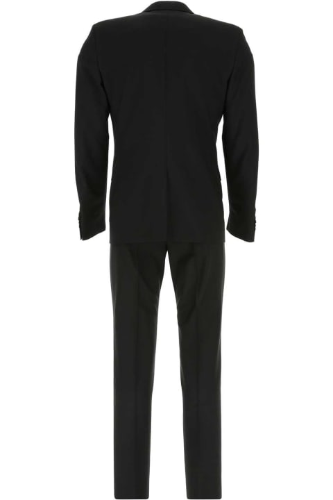 Clothing Sale for Men Prada Black Wool Blend Suit