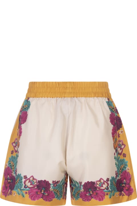 ウィメンズ La DoubleJのパンツ＆ショーツ La DoubleJ Zodiac Placée Marigold Pull-up Shorts