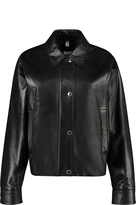 Homeware Burberry Lambskin Bomber Jacket
