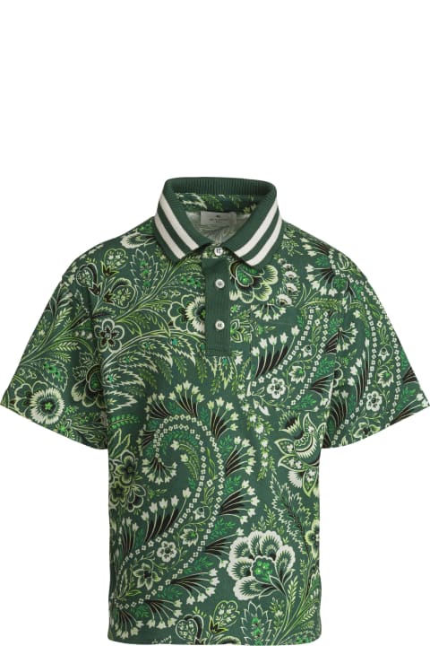 Etro Accessories & Gifts for Boys Etro Polo Shirt With Paisley Print