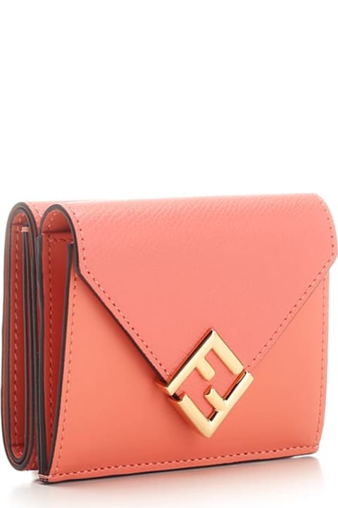 Fashion for Women Fendi Ff Diamonds Tri-fold Wallet