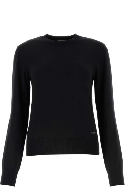 Dsquared2 Fleeces & Tracksuits for Women Dsquared2 Black Cotton Sweater