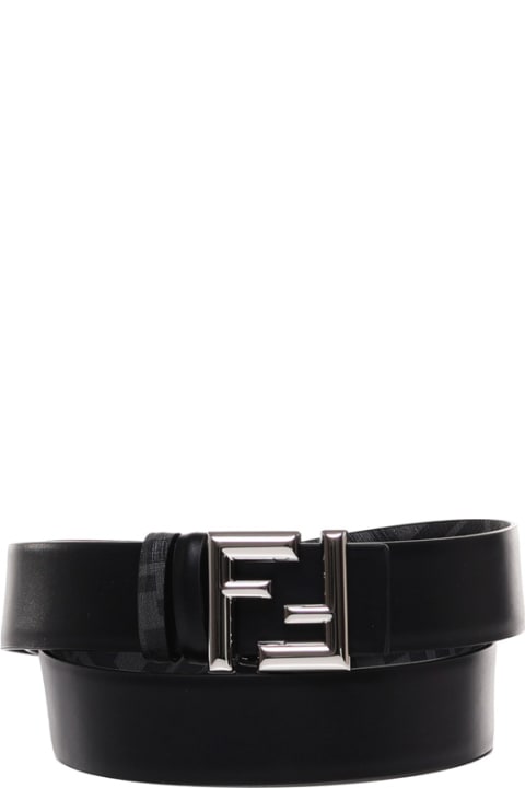 Fendi for Men Fendi Reversible Belt In Calfskin