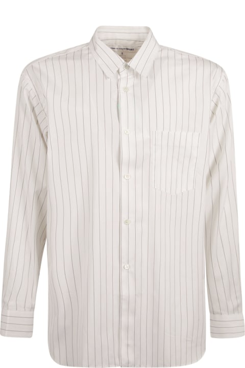 Sale for Men Comme des Garçons Patched Pocket Stripe Shirt