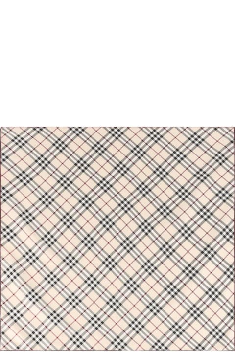 Burberry Scarves for Men Burberry Check Printed Square Scarf