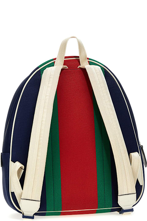 キッズのセール Gucci 'nastro Web' Backpack