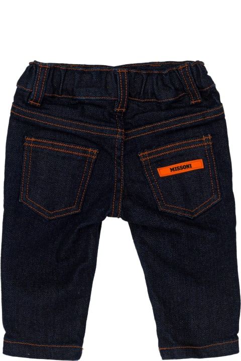 Bottoms for Baby Boys Missoni Kids Straight Jeans With Medium Waist