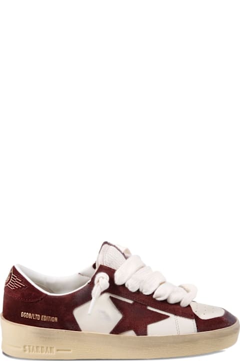 Homeware Golden Goose Golden Goose White And Brown Sneakers