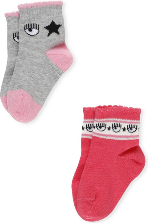 Chiara Ferragni Accessories & Gifts for Baby Girls Chiara Ferragni Eyestar Logoed Socks