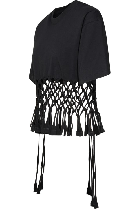 Topwear for Women Isabel Marant 'texana' Black Cotton T-shirt