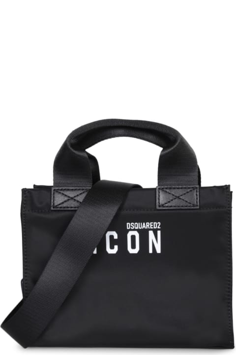 Fashion for Women Dsquared2 Icon Black Mini Shopping Bag