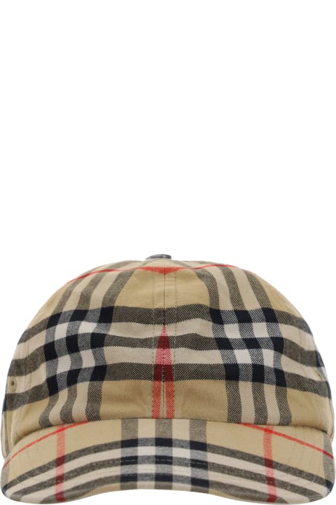 Burberry Accessories for Men Burberry Baseball Cap With Check Print