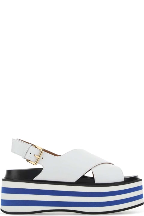 Fashion for Women Marni White Leather Sandals
