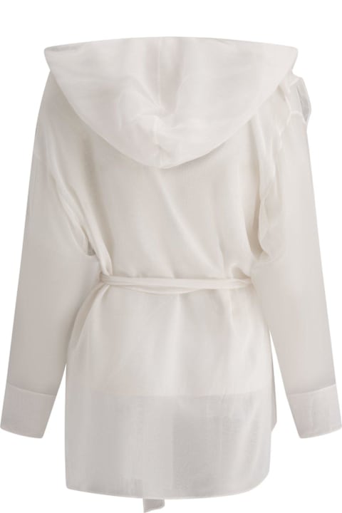 Homeware Max Mara Hooded Chiffon Jacket