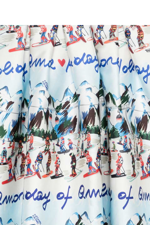 Alessandro Enriquez for Men Alessandro Enriquez Printed Midi Skirt