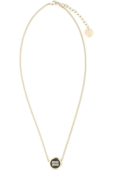 Jewelry for Women Miu Miu Gold Metal Necklace