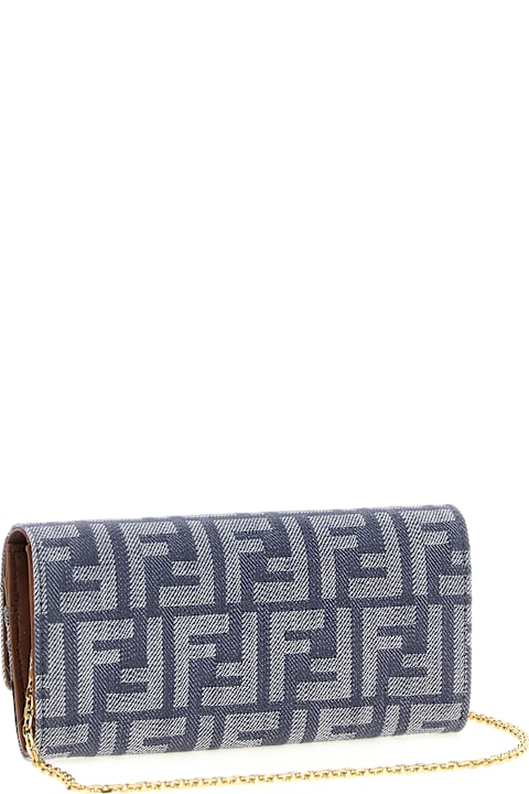 Accessories for Women Fendi 'continental Baguette' Wallet On Chain