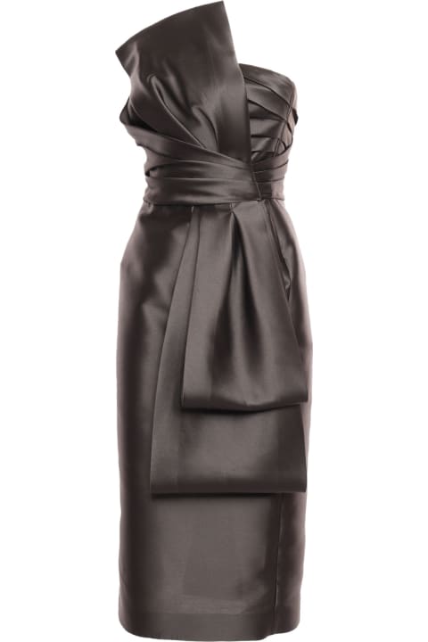 Alberta Ferretti Sweaters for Women Alberta Ferretti Mikado Bustier Dress