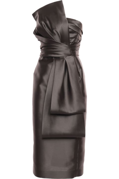 Alberta Ferretti for Women Alberta Ferretti Mikado Bustier Dress