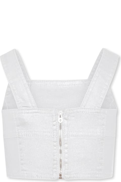 Homeware Marc Jacobs Silver Crop Top For Girl