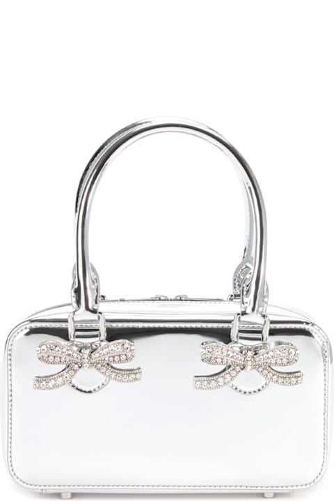 Homeware self-portrait Metallic Leather Mini Tote Bag
