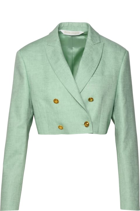 Palm Angels Coats & Jackets for Women Palm Angels Linen Blazer