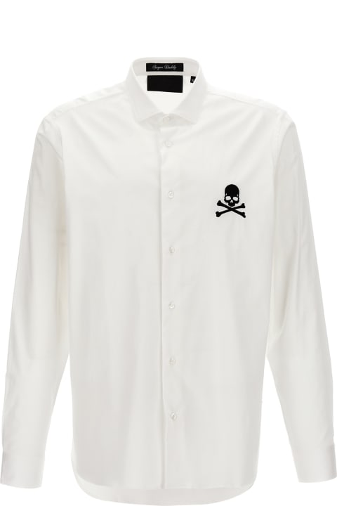 Philipp Plein Shirts for Men Philipp Plein 'sugar Daddy Skull&bones' Shirt