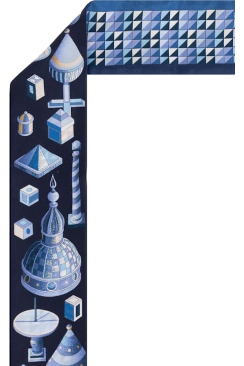 Ferragamo Scarves & Wraps for Women Ferragamo Ferragamo Silk Scarf With Print