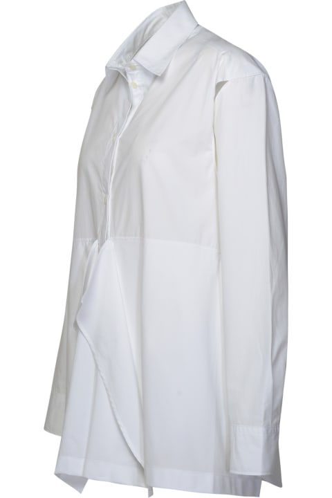 J.W. Anderson for Women J.W. Anderson 'peplum' White Cotton Shirt