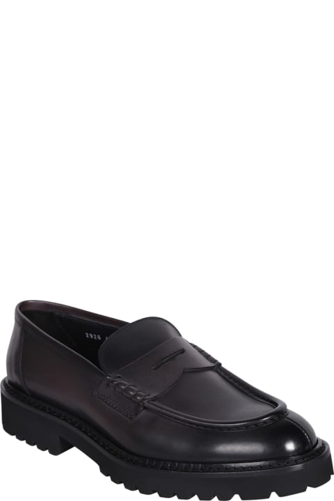 Doucal's Shoes for Men Doucal's Edged Grey Loafer