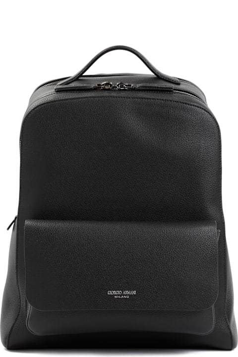 Homeware Giorgio Armani Leather Backpack