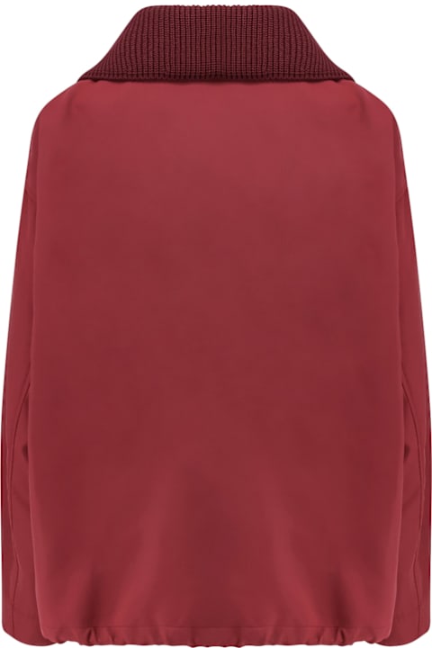 Fashion for Women Gucci Gucci Rosso Ancora Technical Gabardine Jacket