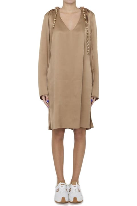 Dresses for Women Loewe Long-sleeved Chained Dress