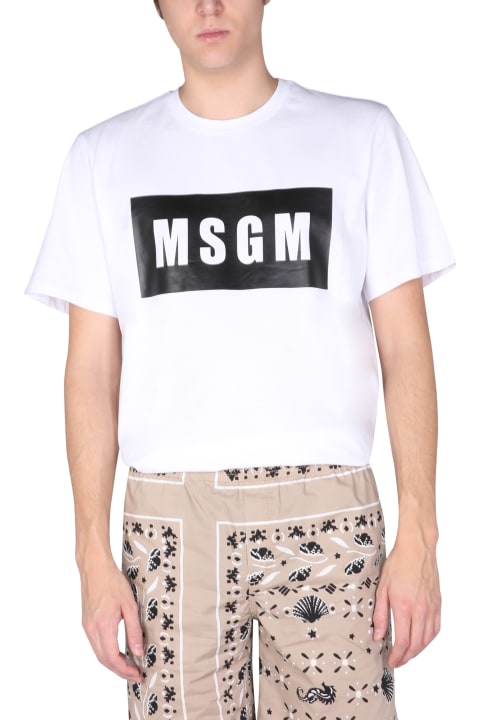 MSGM for Men MSGM T-shirt With Logo Box