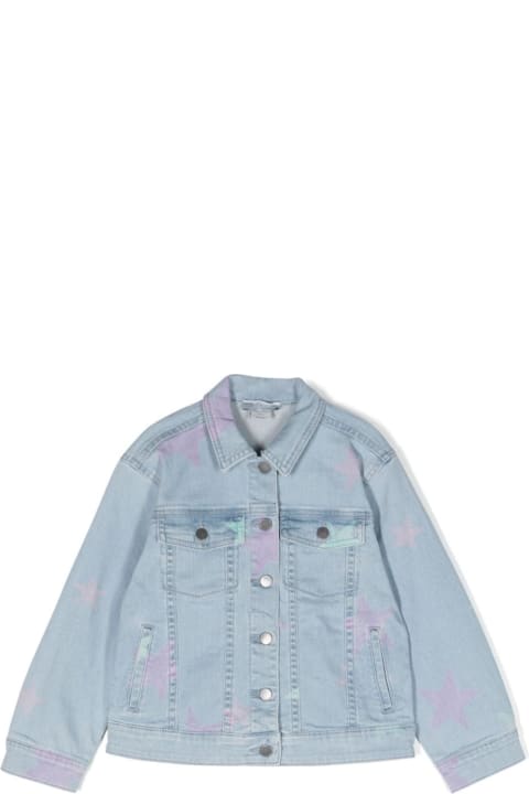 Coats & Jackets for Girls Stella McCartney Kids Denim Jacket With Star Print