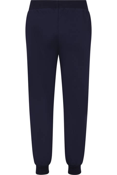Bottoms for Boys Moschino Blue Trousers For Girl With Logo