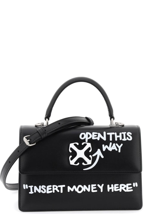 Fashion for Women Off-White Jitney 1.4 Handbag With Lettering