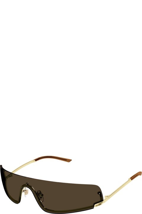 Sale for Women Gucci Eyewear Gg1561s Linea Fashion 002 Gold Brown Sunglasses