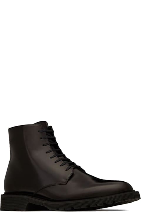 メンズ Saint Laurentのシューズ Saint Laurent Army Leather Boots