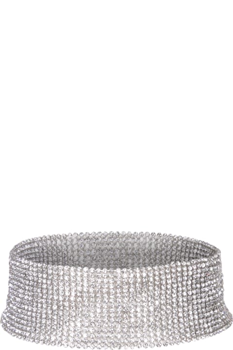 Fashion for Women Paco Rabanne Paco Rabanne Pixel Crystal Silver Collar
