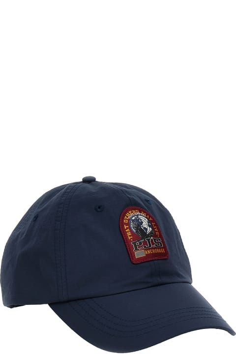 Parajumpers Hats for Men Parajumpers Logo Patch Baseball Cap