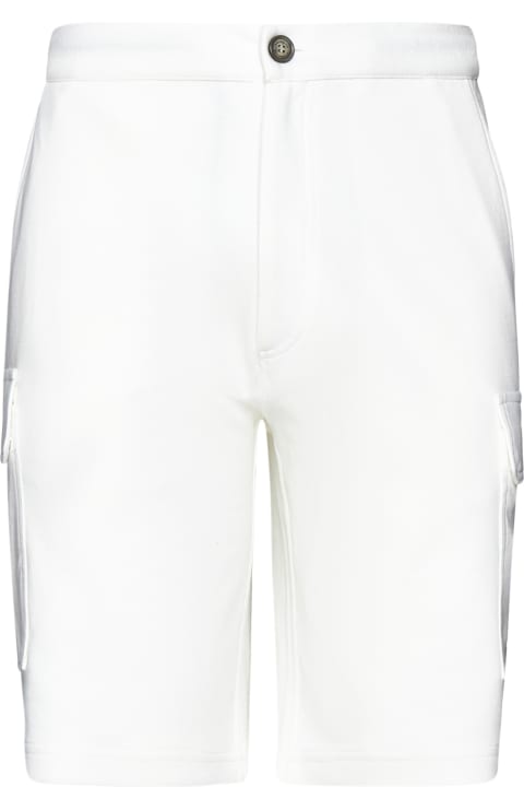 Brunello Cucinelli Clothing for Men Brunello Cucinelli Bermuda Trousers In Light Cotton Fleece