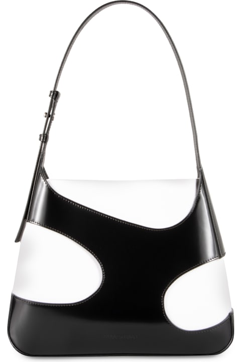 Ferragamo Bags for Women Ferragamo Leather And Canvas Shoulder Bag