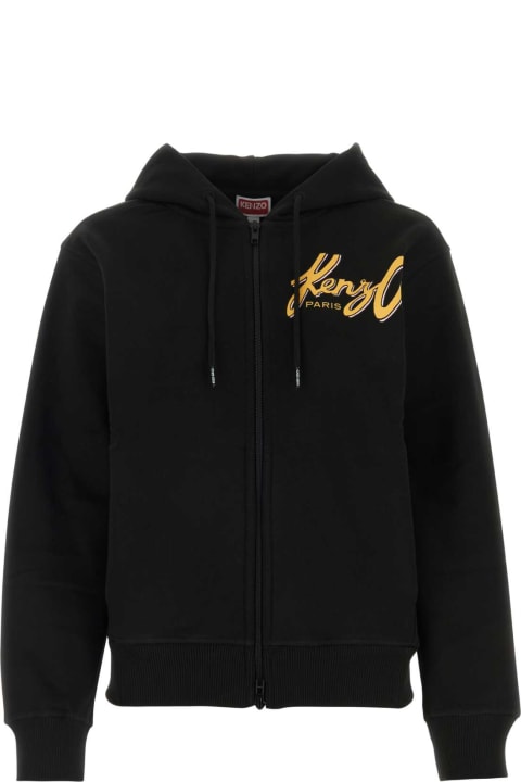 Kenzo Fleeces & Tracksuits for Women Kenzo Black Cotton Sweatshirt