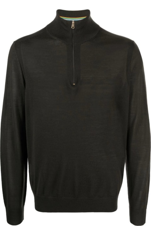 Paul Smith Sweaters for Women Paul Smith Mens Sweater Zip Neck