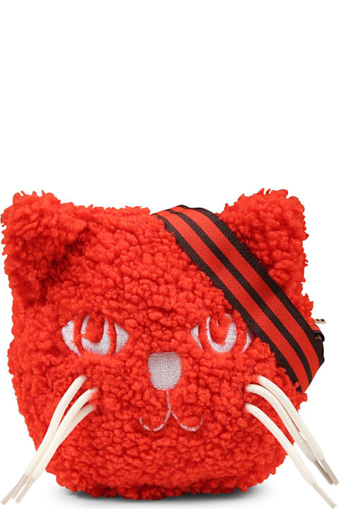Accessories & Gifts for Girls Mini Rodini Red Cat Bag For Girl With Cat