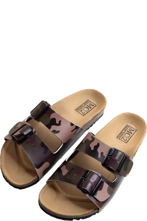 Homeware MC2 Saint Barth Cork Sandals Camouflage Print