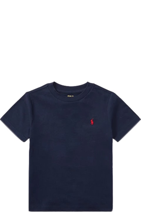 ボーイズ Ralph LaurenのTシャツ＆ポロシャツ Ralph Lauren Crew Neck T-shirt In Cotton Jersey