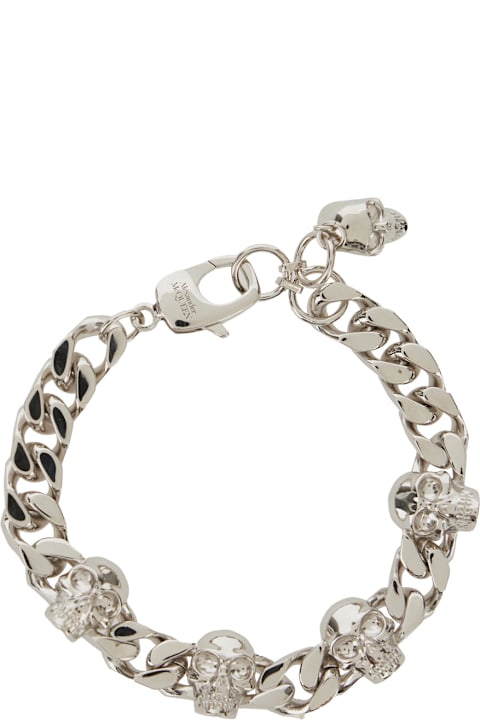 Jewelry for Men Alexander McQueen Skull Chain Bracelet