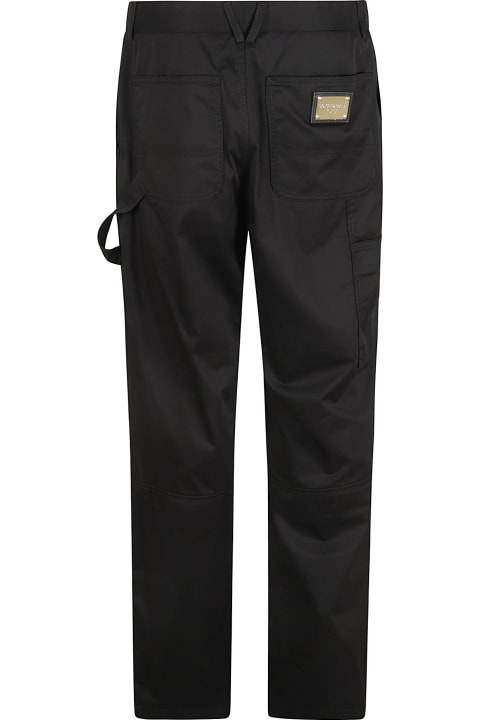 Dolce & Gabbana Clothing for Men Dolce & Gabbana Loose-fit Buttoned Trousers